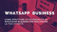 WhatsApp Business per Aziende