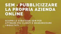 Sem - Pubblicizzare la propria azienda online