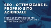 Seo - Ottimizzare il proprio sito aziendale